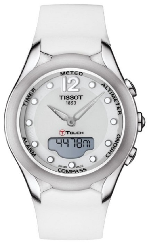 Наручные часы женские Tissot T-Touch Lady Solar белые
