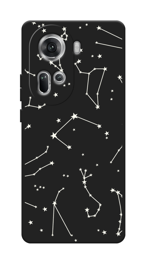 

Чехол Awog на Oppo Reno 11 (Global) "Созвездия", Прозрачный;серый;бежевый, 2515852-1