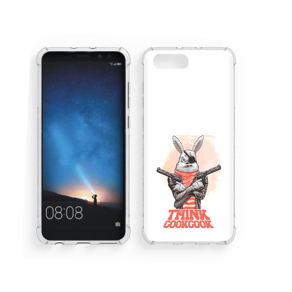 

Чехол MyPads Tocco для Honor V10 кролик пират (PT98539.62.419), Прозрачный, Tocco