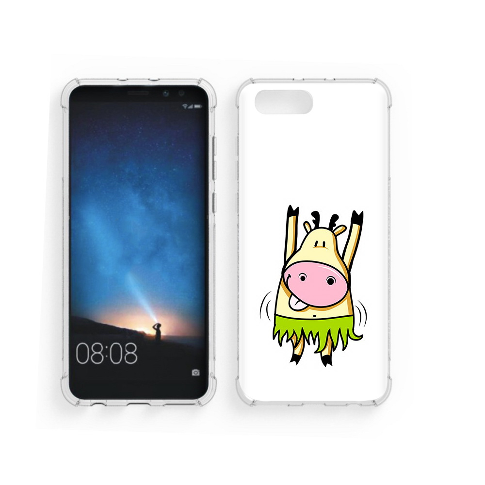 

Чехол MyPads Tocco для Honor V10 Веселая корова (PT98539.62.42), Прозрачный, Tocco