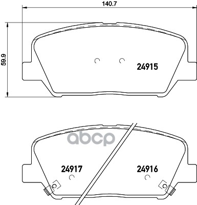 

Комплект тормозных колодок HELLA 8DB355028781