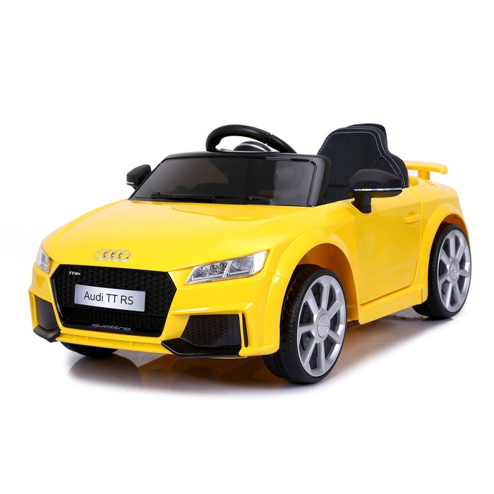 

Электромобиль AUDI TT RS, окраска желтый, EVA колеса, кожаное сидение
