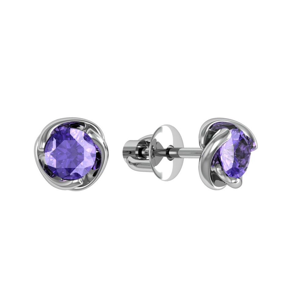 

Серьги из серебра ПРИВОЛЖСКИЙ ЮВЕЛИР 391521-TN, танзанит, 391521-TN