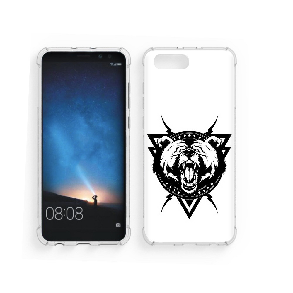 

Чехол MyPads Tocco для Honor V10 медведь в треугольнике (PT98539.62.464), Прозрачный, Tocco