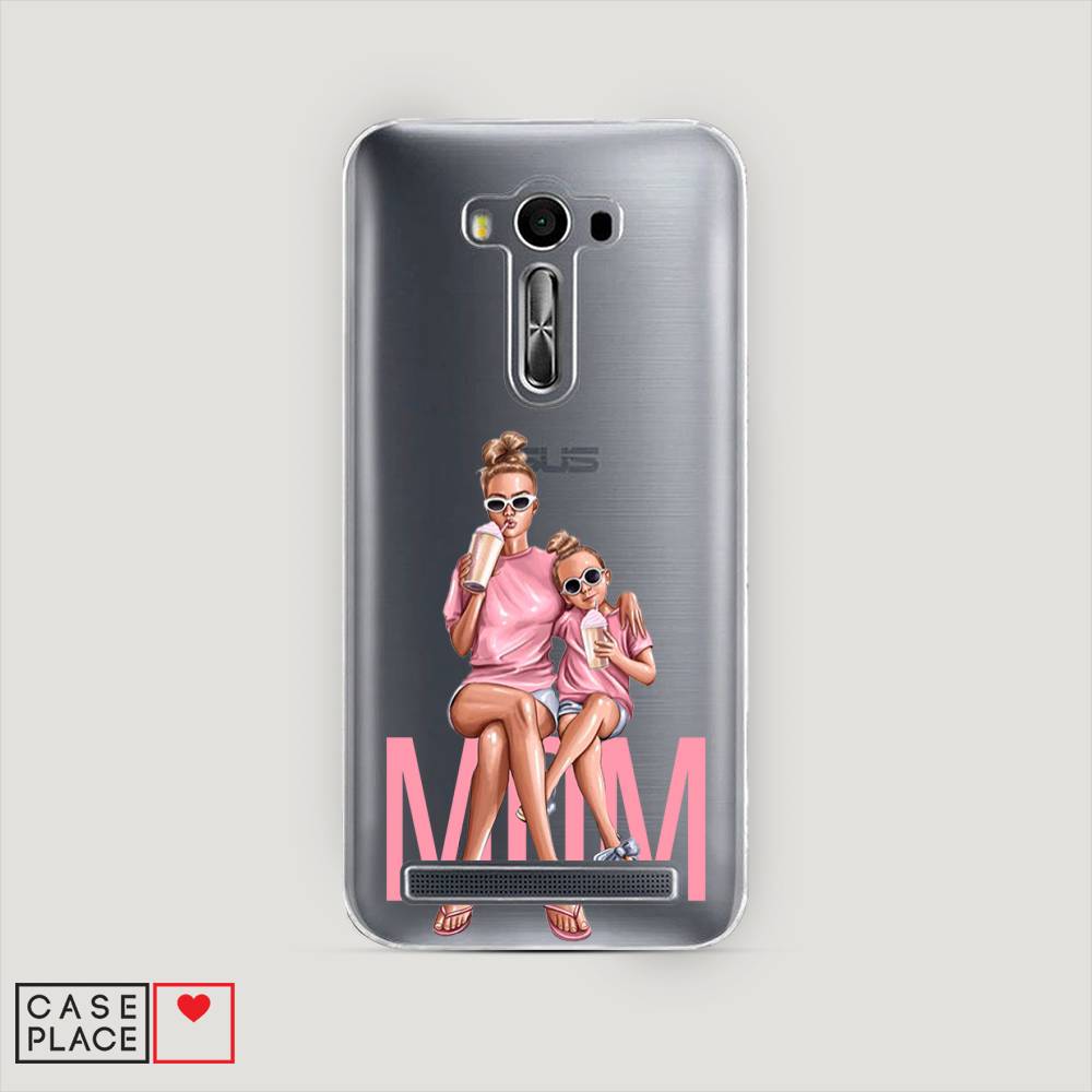 фото Чехол awog "lovely mom" для asus zenfone 2 laser ze500kl