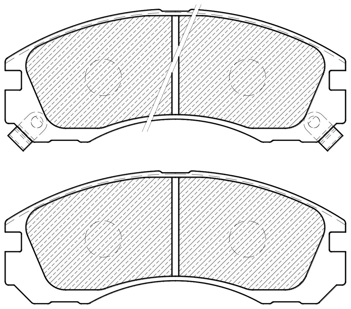 

Тормозные колодки JEENICE передние дисковые ws204401