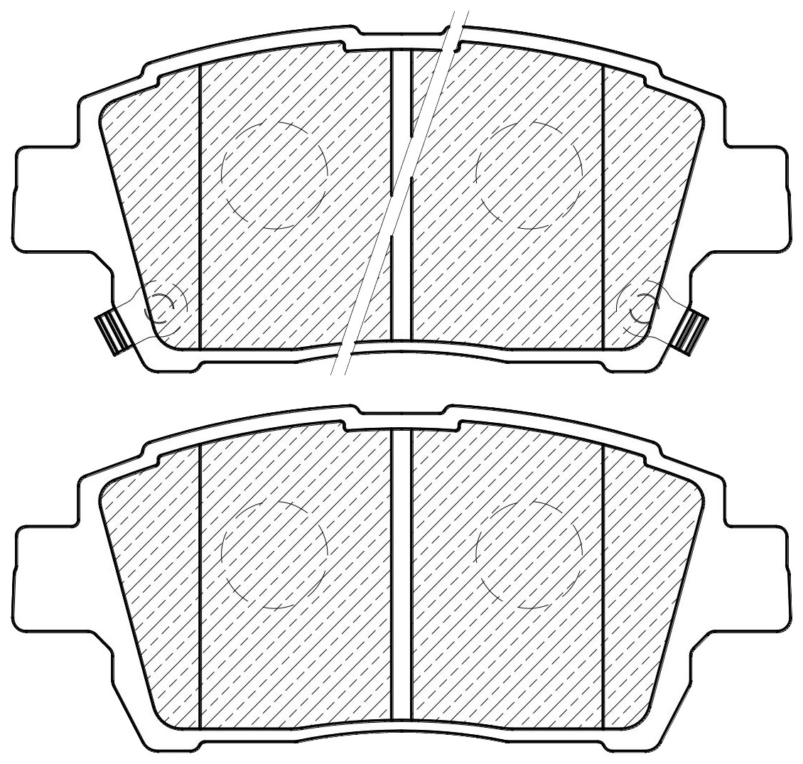 

Тормозные колодки JEENICE передние дисковые ws213900