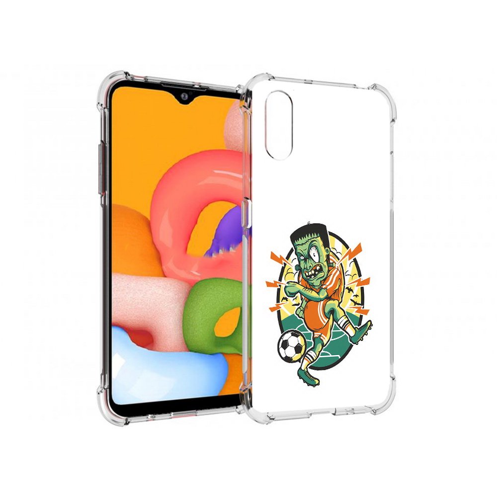 

Чехол MyPads Tocco для Samsung Galaxy A01 зомби футболист (PT144711.509.368), Прозрачный, Tocco