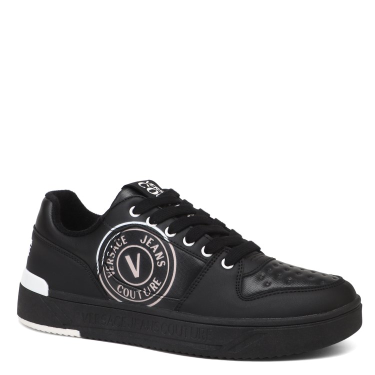 

Кеды мужские VERSACE 76YA3SJ1 черные 39 EU, Черный, 76YA3SJ1