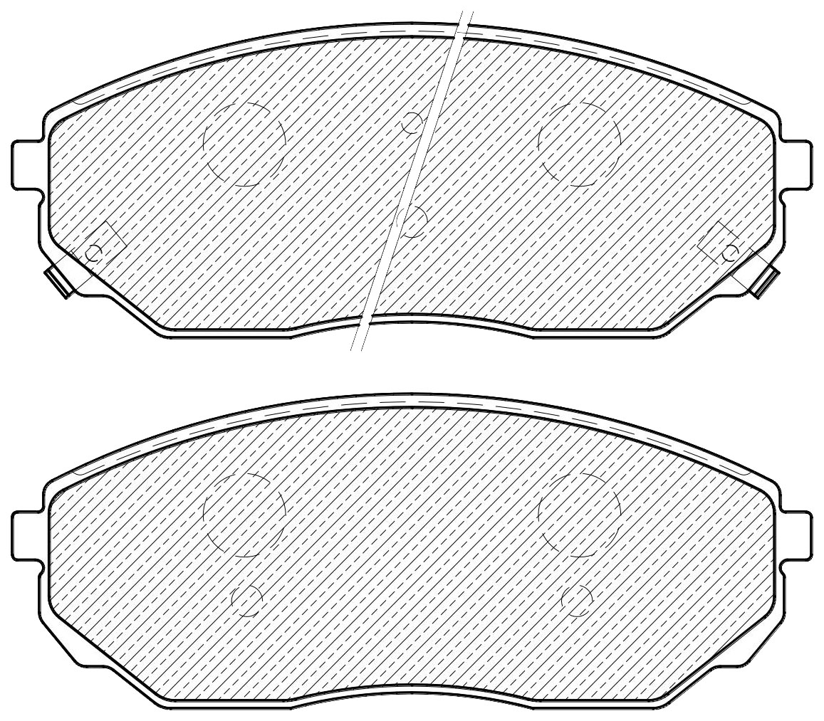 

Тормозные колодки JEENICE передние дисковые ws224900