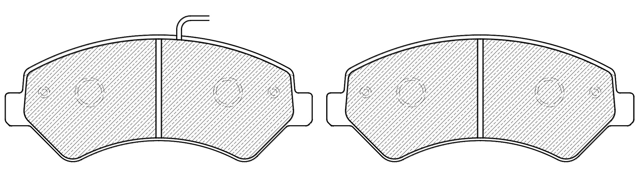 

Тормозные колодки JEENICE передние дисковые ws225400