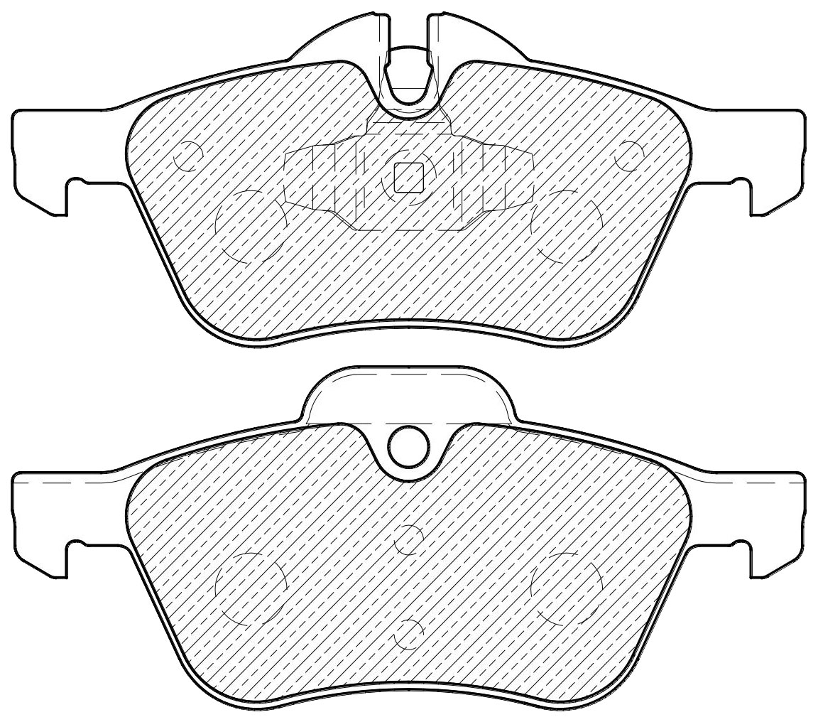 

Тормозные колодки JEENICE передние дисковые ws229200