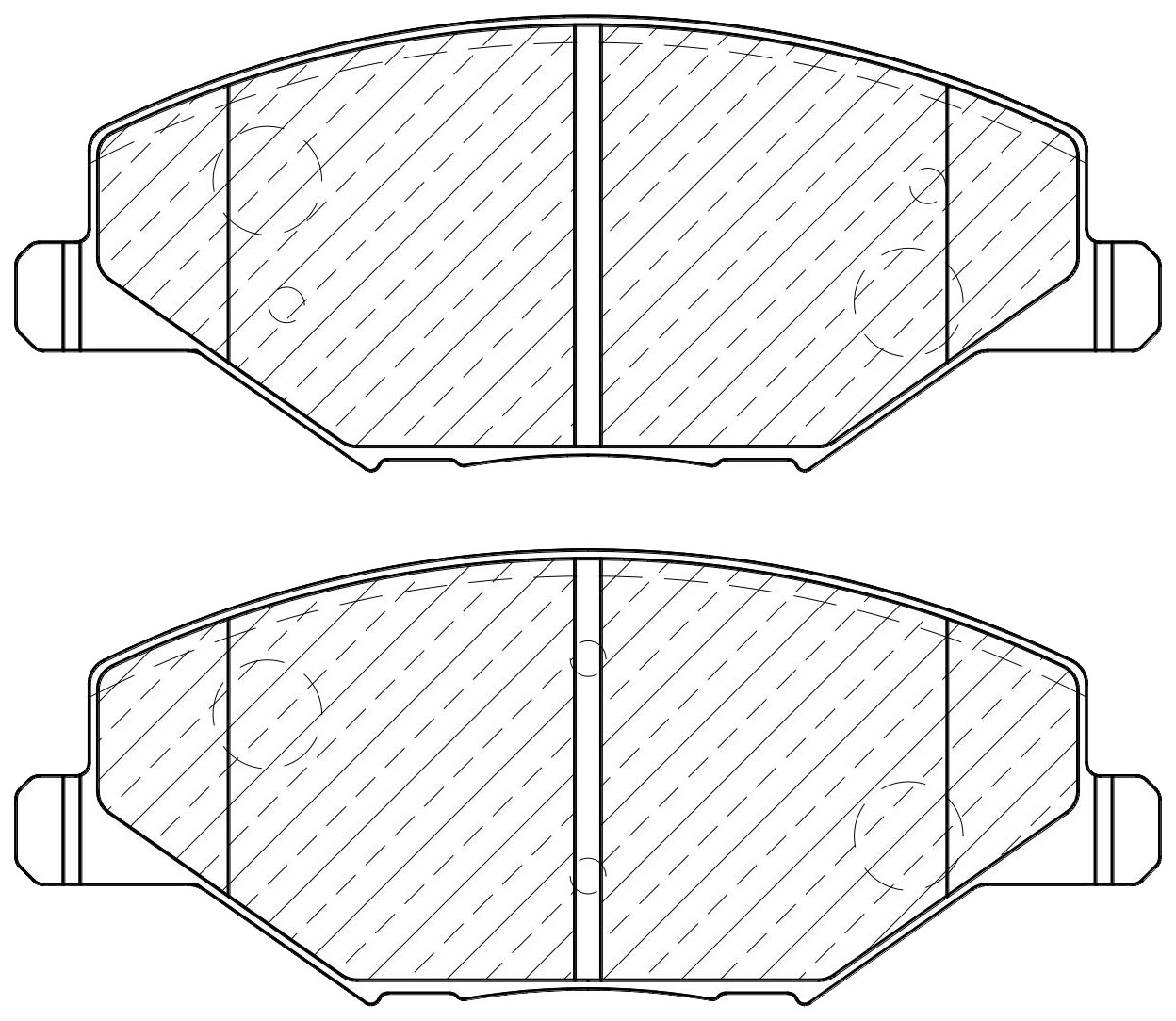 

Тормозные колодки JEENICE передние дисковые ws242200