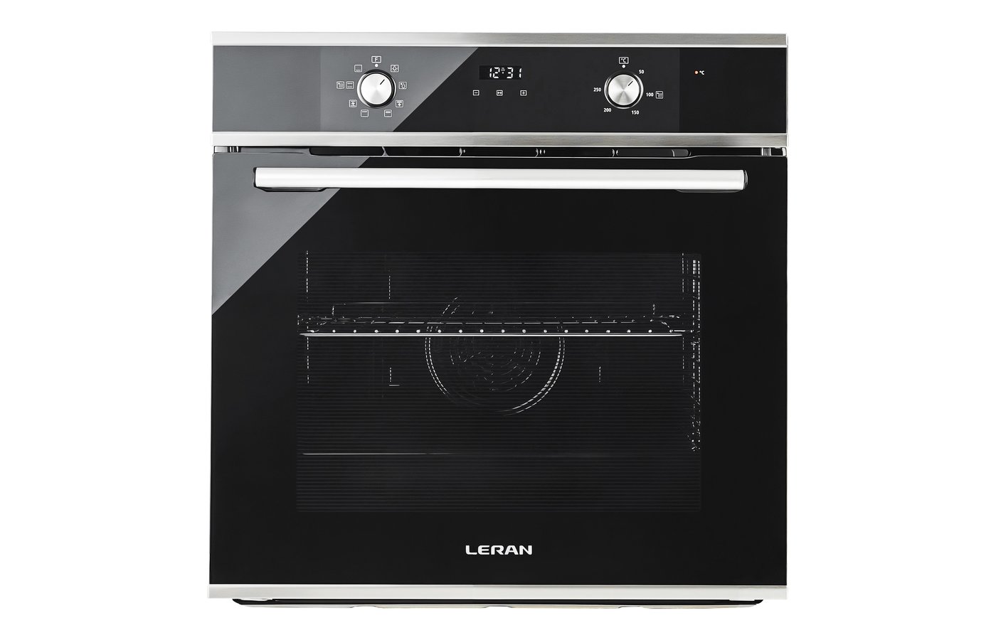 

Встраиваемый электрический духовой шкаф Leran 6474 BX черный, 6474 BX