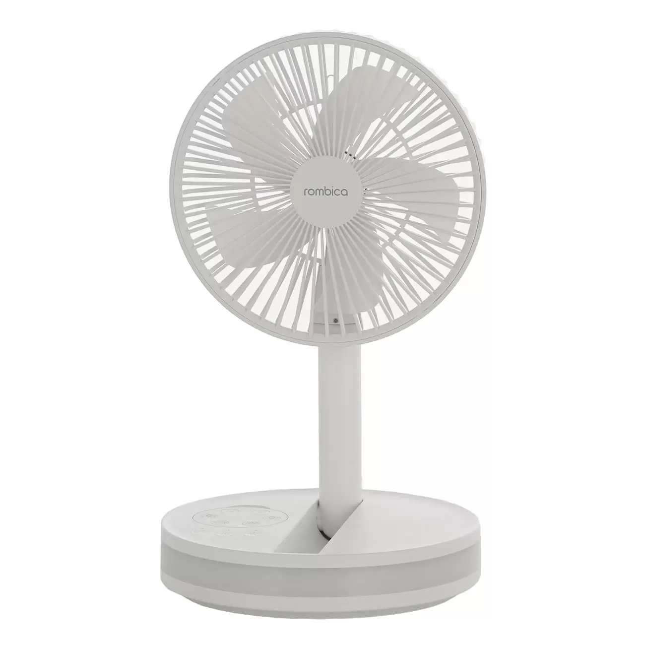 Вентилятор настольный Rombica Flow Flex Sola белый вентилятор настольный rombica rombica flow handy fan i white r2d2 005 белый