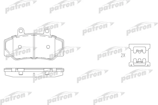 

Тормозные колодки PATRON дисковые PBP628