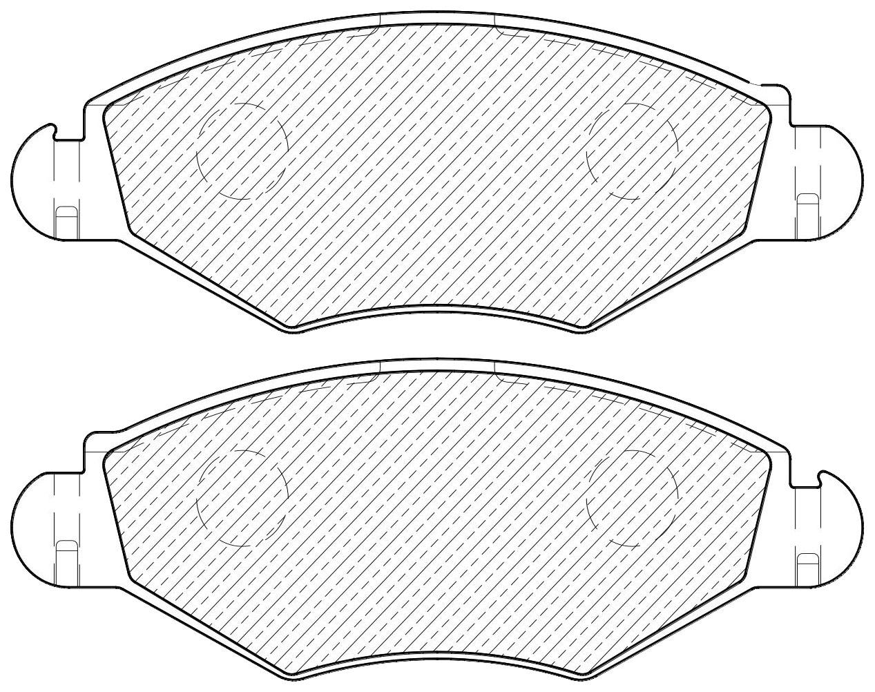 

Тормозные колодки JEENICE передние дисковые ws300300