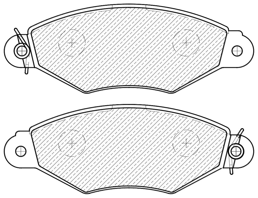 

Тормозные колодки JEENICE передние дисковые ws300304