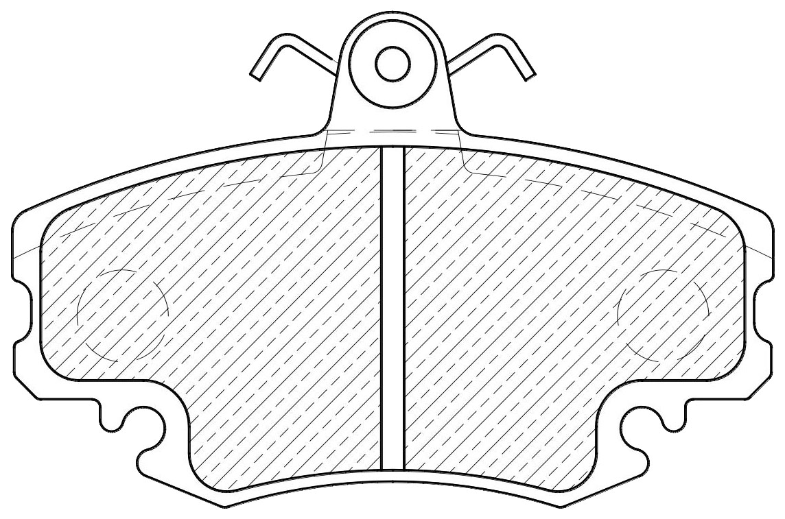 

Тормозные колодки JEENICE передние дисковые ws301200