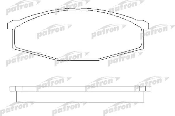 

Тормозные колодки PATRON дисковые PBP643