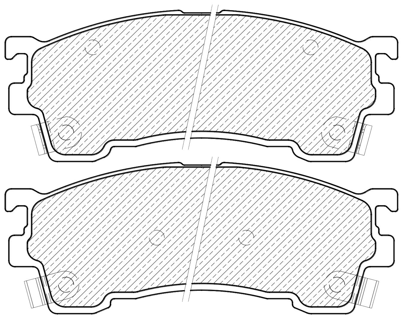 

Тормозные колодки JEENICE передние дисковые ws307801