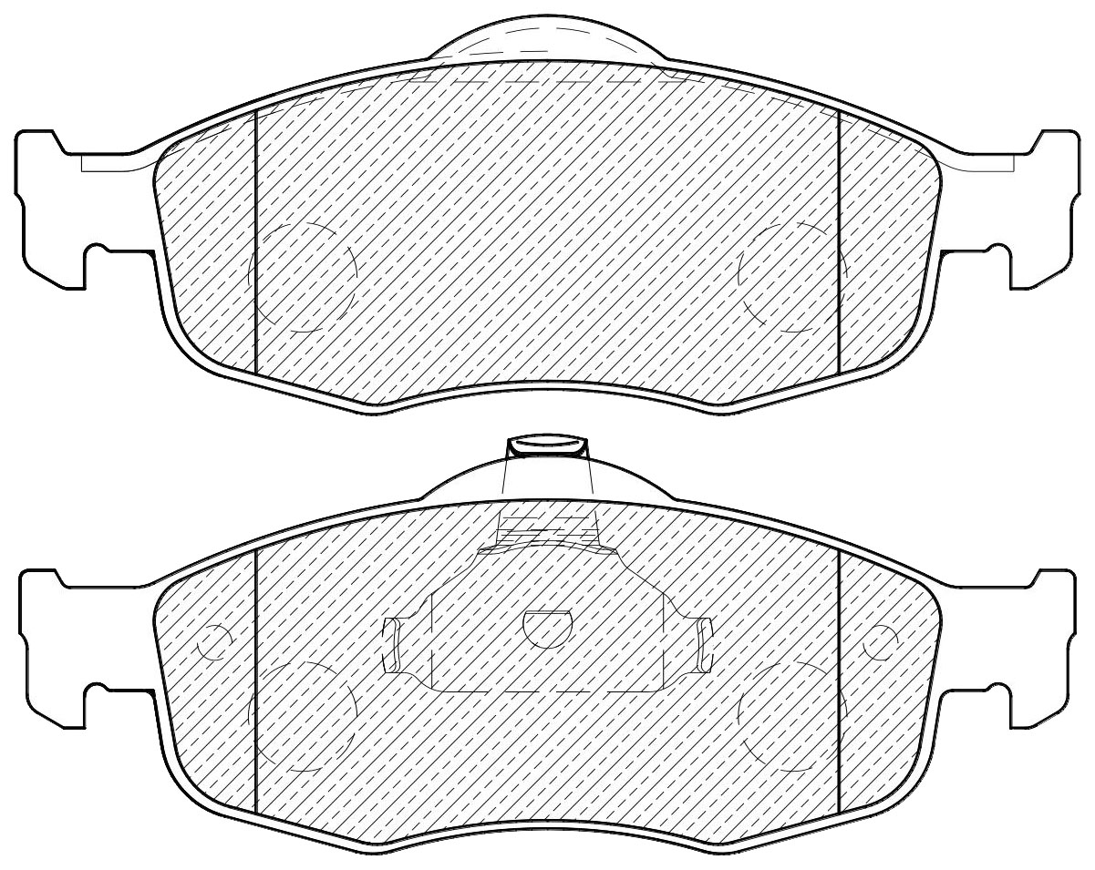 

Тормозные колодки JEENICE передние дисковые ws309300