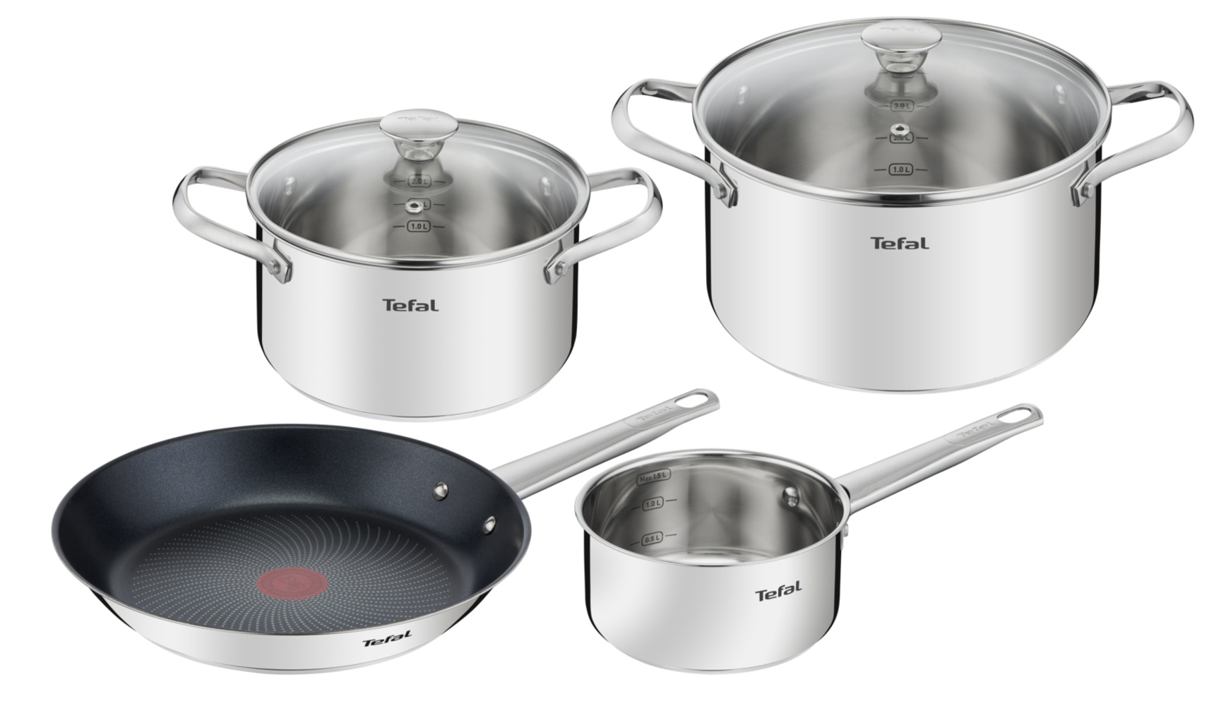 фото Набор посуды tefal cook eat b922s634, 6 предметов, 16/20/24/28 см