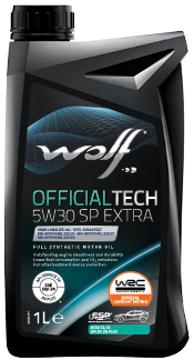 

Моторное масло Wolf OFFICIALTECH 5W30 SP EXTRA 1L (C2/C3)