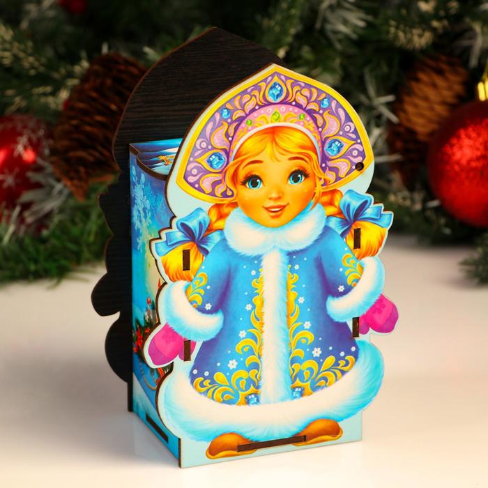 

Шкатулка Снегурочка, микс, 23,3х9,5х7,8 см, Разноцветный