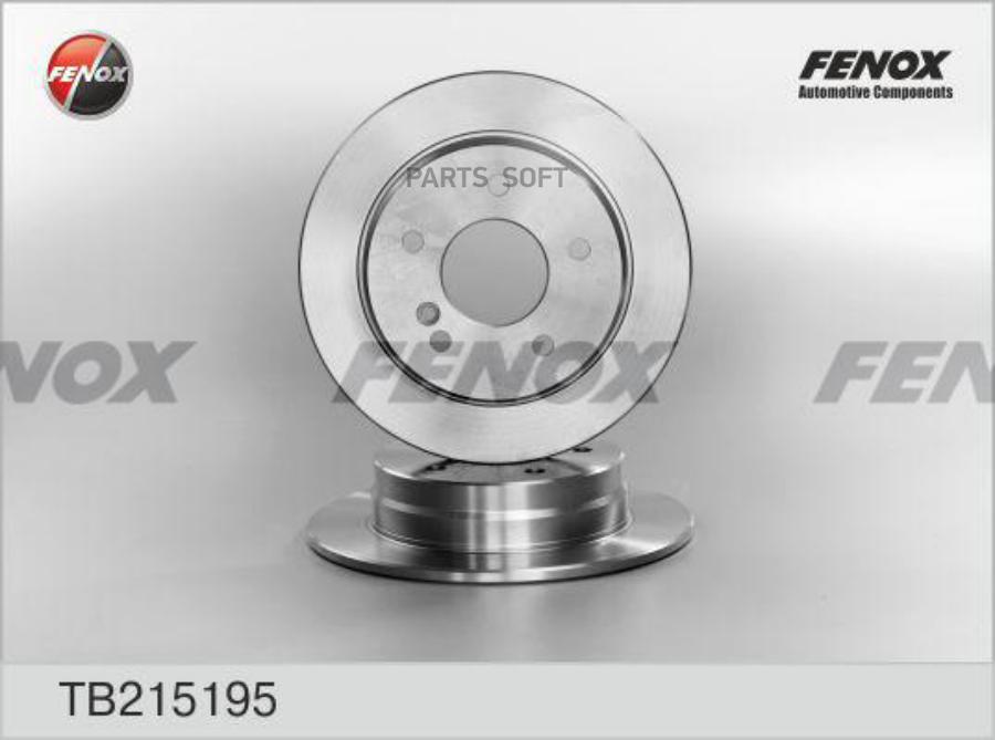 

FENOX TB215195 TB215195_диск тормозной задний!\ MB W202 1.8-2.8/2.0D/2.2D 93 1шт