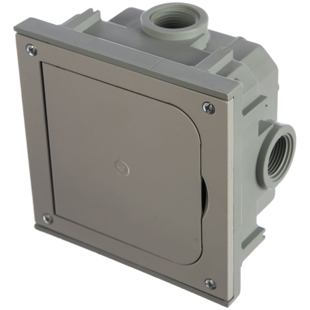 

ABL Бокс-адаптер для RJ45, ТВ и телефонных механизмов, IP41, серый 1632497