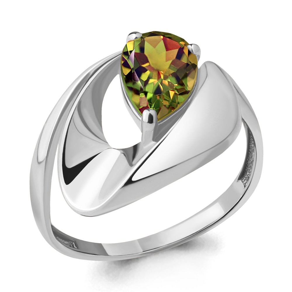 

Кольцо из серебра с султанитом р. 19 Aquamarine 6590719_925_р, 6590719_925_р