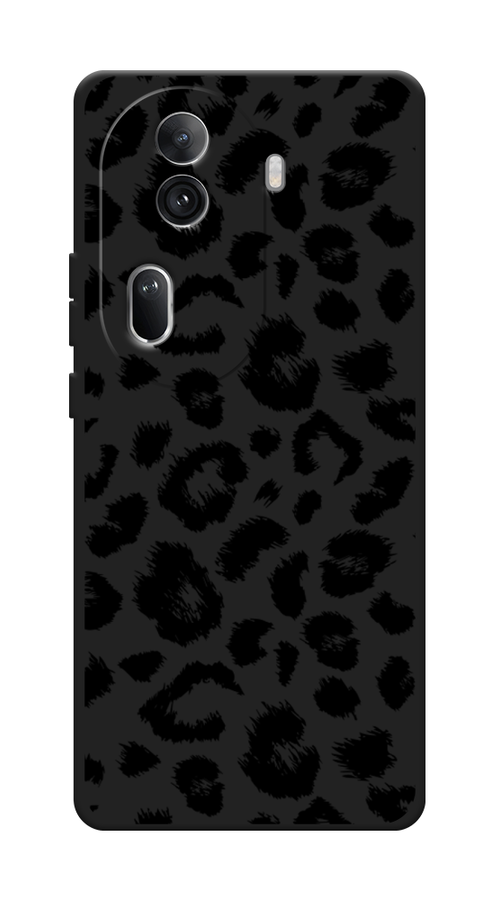 

Чехол Awog на Oppo Reno 11 Pro (Global) "Окрас леопарда фон", Черный, 2515952-1