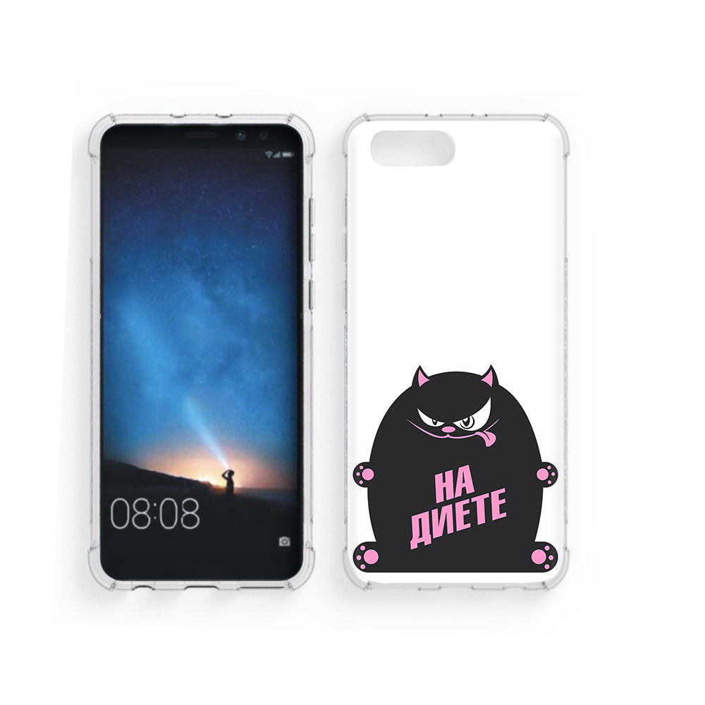 

Чехол MyPads Tocco для Honor V10 на диете (PT98539.62.492), Прозрачный, Tocco