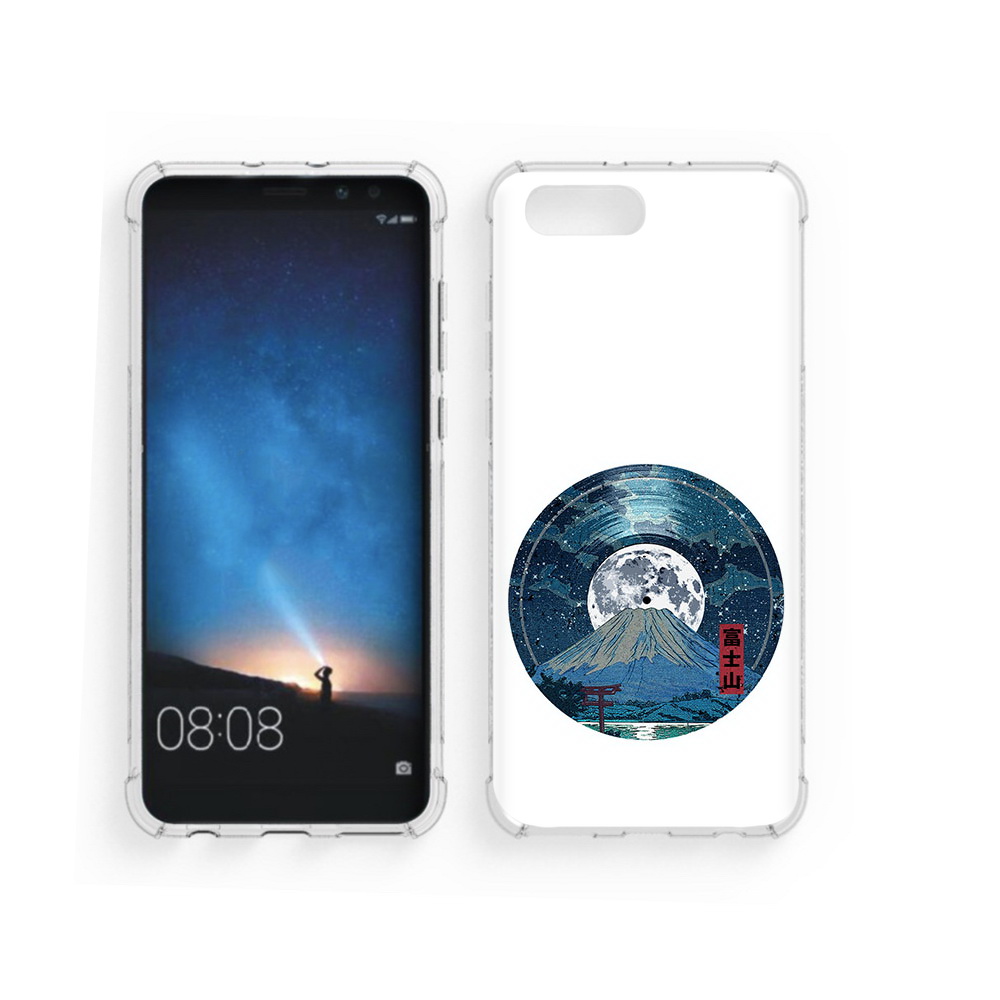 

Чехол MyPads Tocco для Honor V10 нарисованная виниловая гора с луной (PT98539.62.497), Прозрачный, Tocco