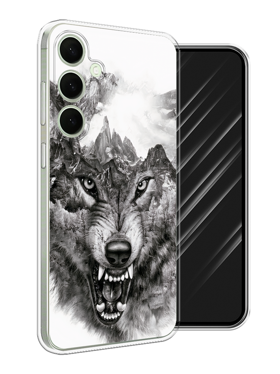 

Чехол Awog на Samsung Galaxy S25 Plus "Волк в горах", Серый;белый;бежевый, 2110450-1
