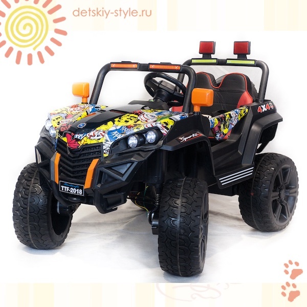 

Электромобиль Toyland "Багги 2018" 4x4 (Электромашины)