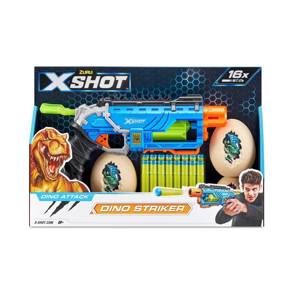 Бластер игрушечный X-Shot Dino Striker Zuru