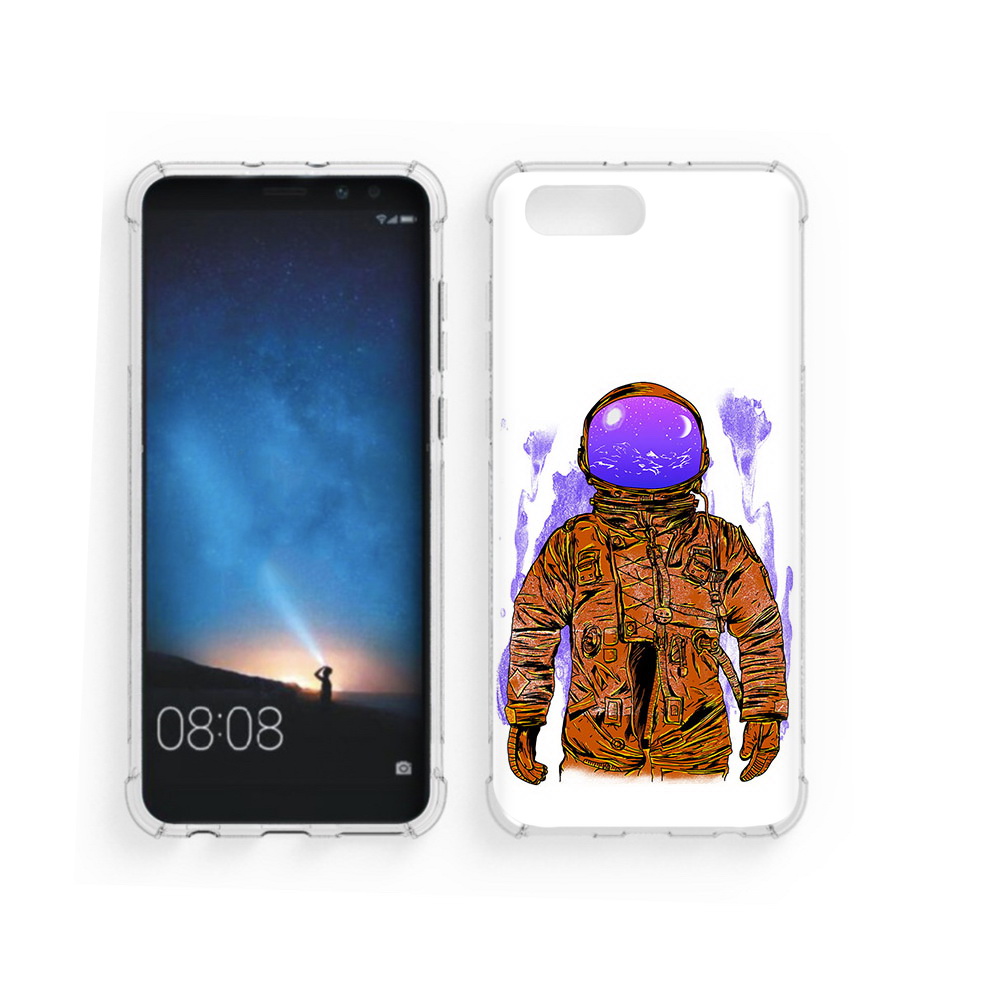 

Чехол MyPads Tocco для Honor V10 нарисованный мужчина в скафандре (PT98539.62.510), Прозрачный, Tocco