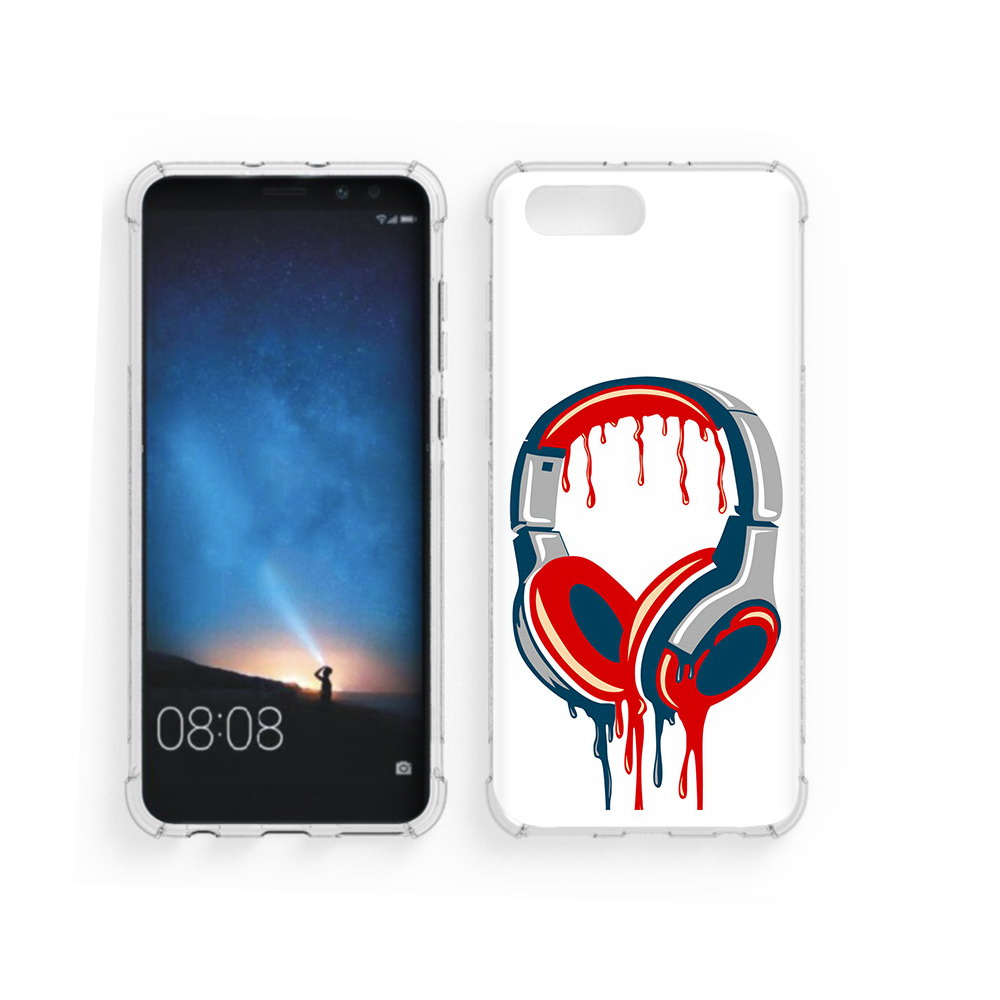 

Чехол MyPads Tocco для Honor V10 не делай громко (PT98539.62.517), Прозрачный, Tocco
