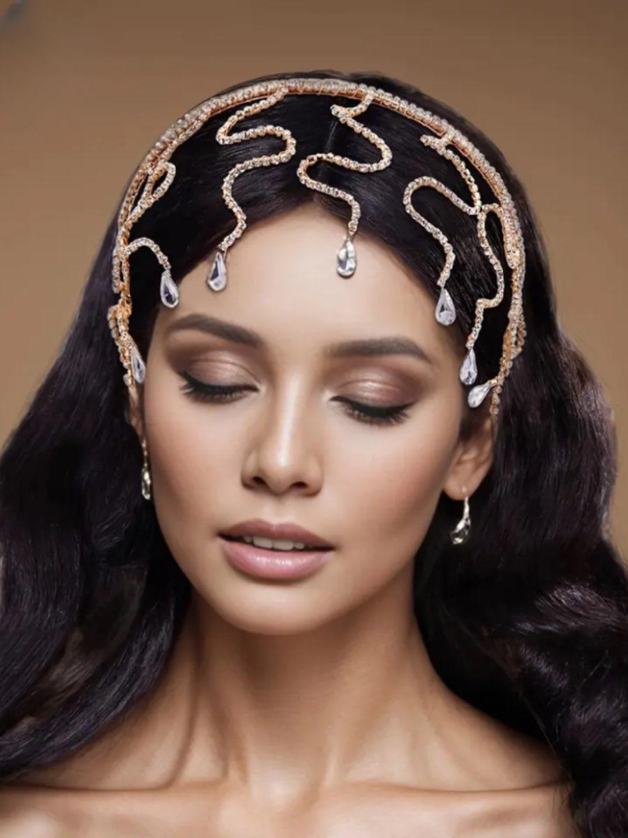 

Ободок женский Vendor Об-1 золотистый, 1 шт, Об-1