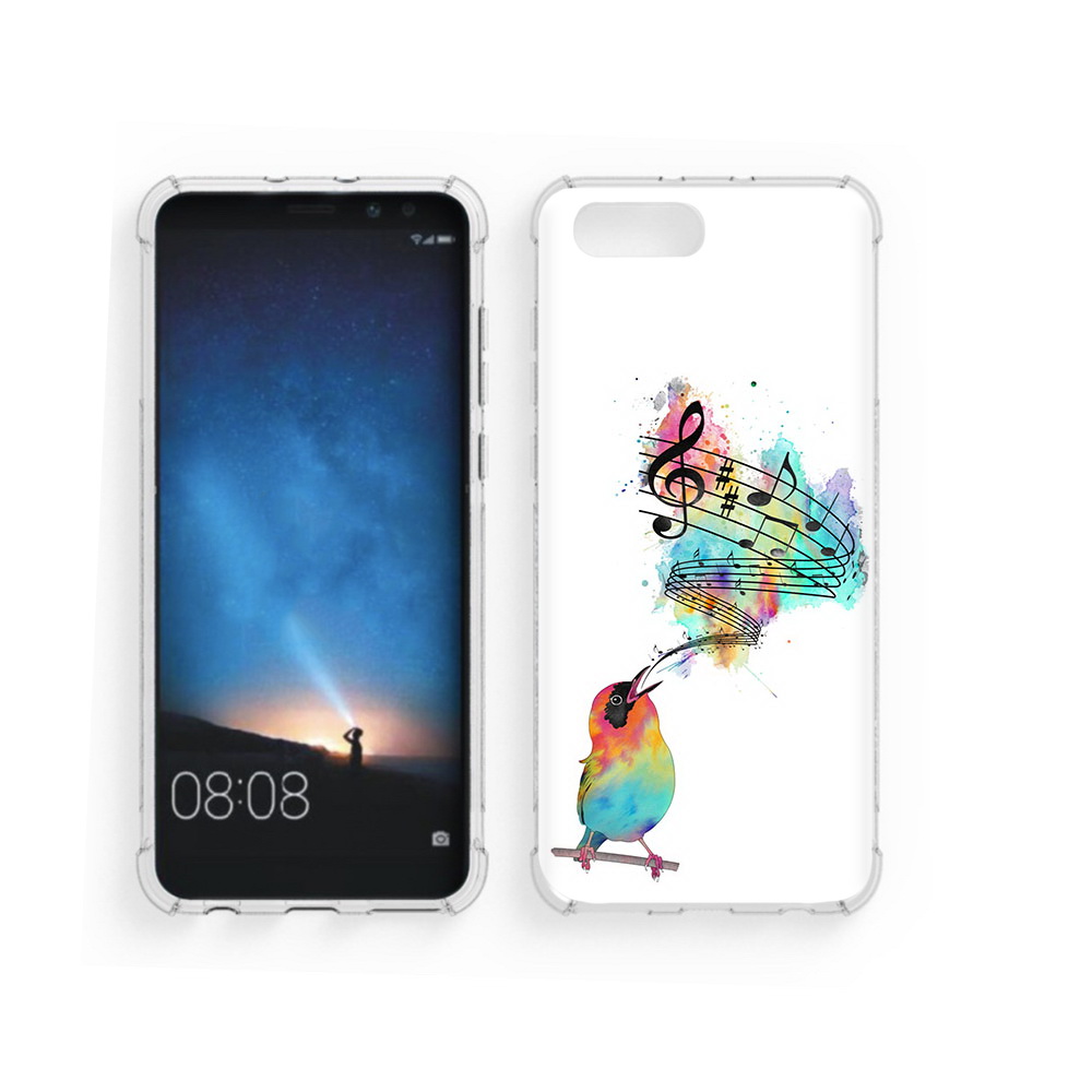 

Чехол MyPads Tocco для Honor V10 певчая птичка (PT98539.62.536), Прозрачный, Tocco