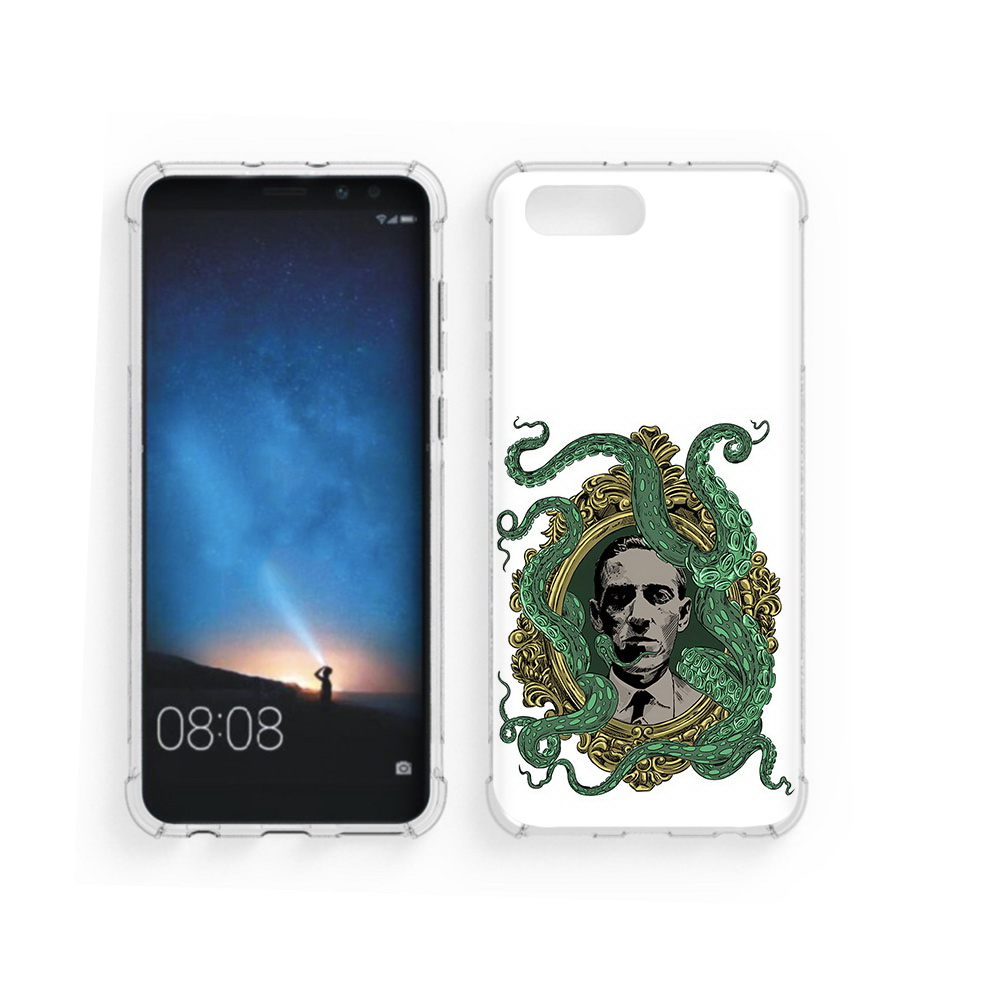 

Чехол MyPads Tocco для Honor V10 портрет с кракеном (PT98539.62.552), Прозрачный, Tocco