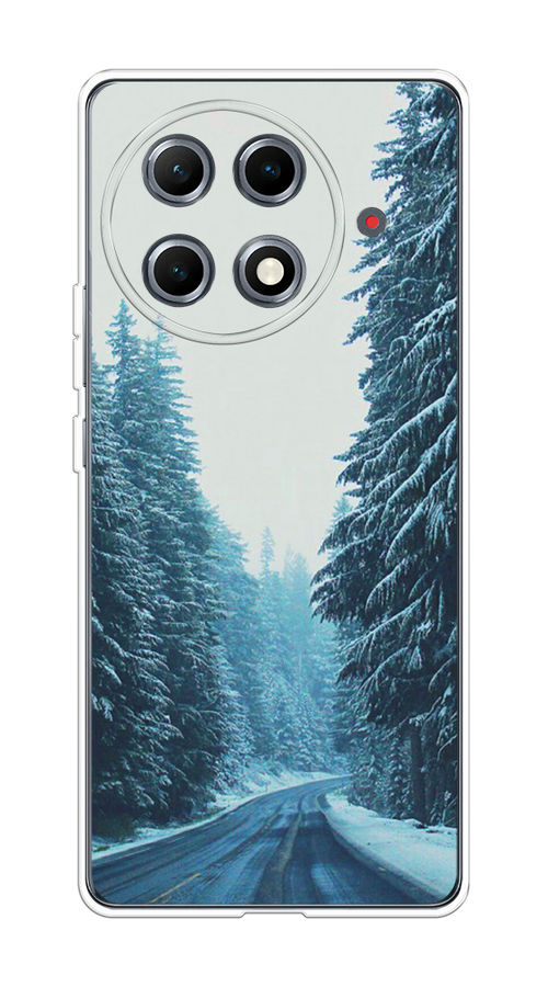 

Чехол на Tecno Camon 30S Pro Зима 9, Бежевый;голубой;черный, 309550-1