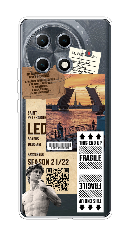 

Чехол на Tecno Camon 30S Pro Санкт-Петербург коллаж, Коричневый;бежевый;белый, 309550-1
