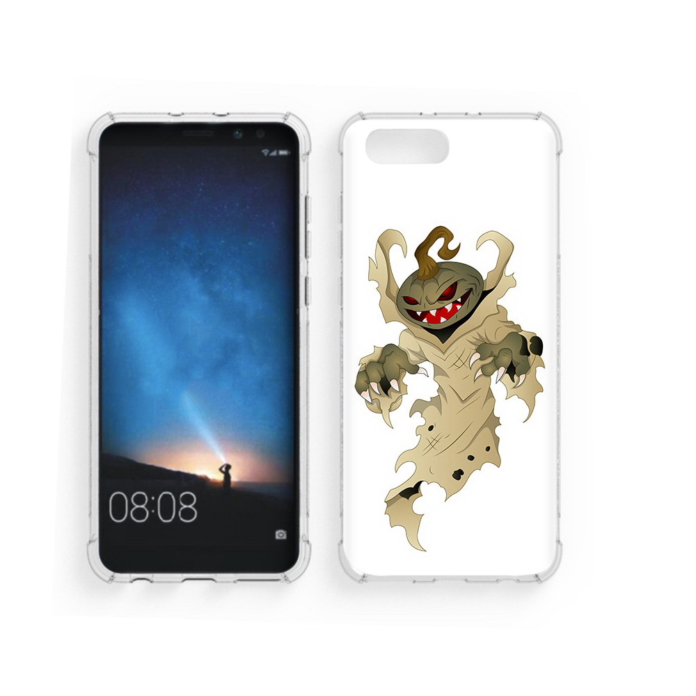 

Чехол MyPads Tocco для Honor V10 призрак хэллоуина (PT98539.62.555), Прозрачный, Tocco