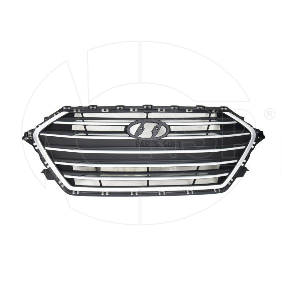 

Решетка радиатора HYUNDAI Elantra VI (16-19) (черная)