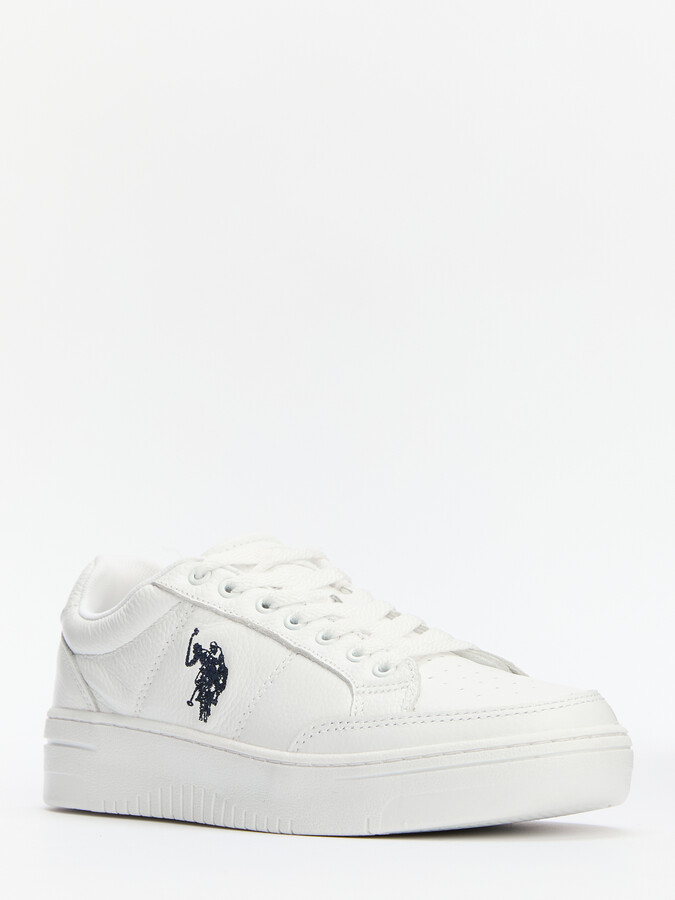 

Кеды женские U.S. POLO ASSN. 101740911 белые 38 EU, Белый, 101740911