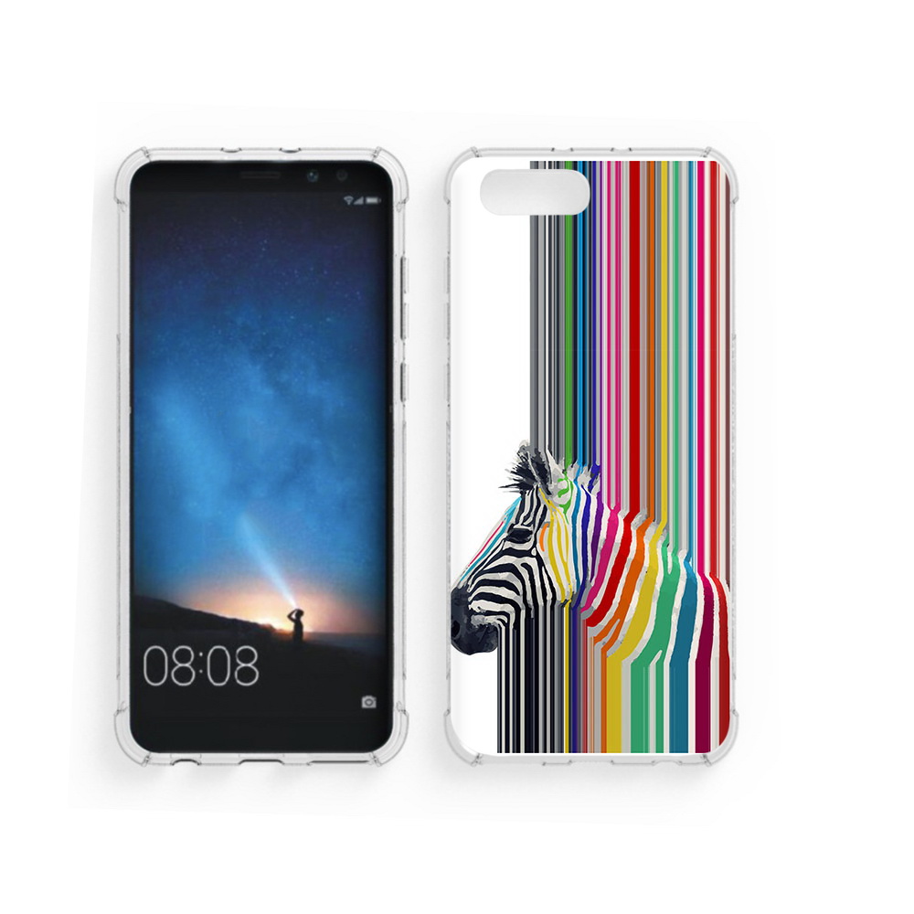 

Чехол MyPads Tocco для Honor V10 радужная зебра (PT98539.62.565), Прозрачный, Tocco