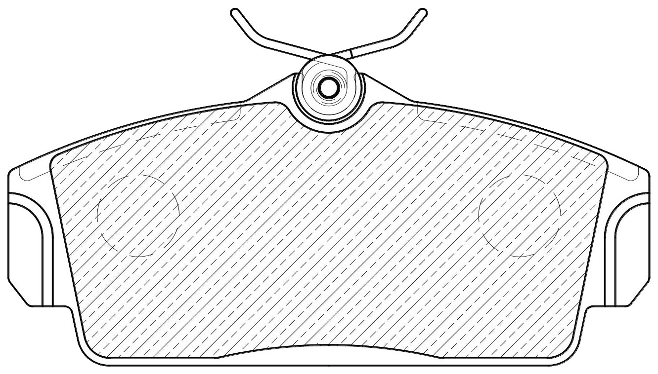 

Тормозные колодки JEENICE передние дисковые ws325400
